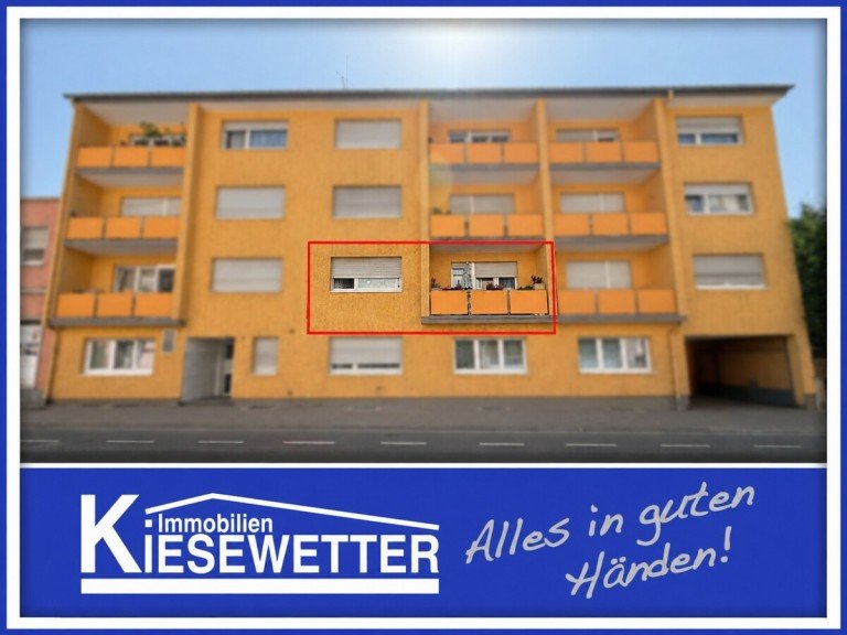  Worms Etagenwohnung Mitten in Worms - gut geschnittene 3-Zimmer-Wohnung mit Balkon & Garage