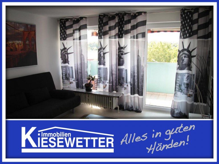 Titelbild Worms Etagenwohnung Vermietete 1-Zimmer-Wohnung in Worms-Neuhausen - mit Balkon, Aufzug und 550 EUR monatlicher Kaltmiete