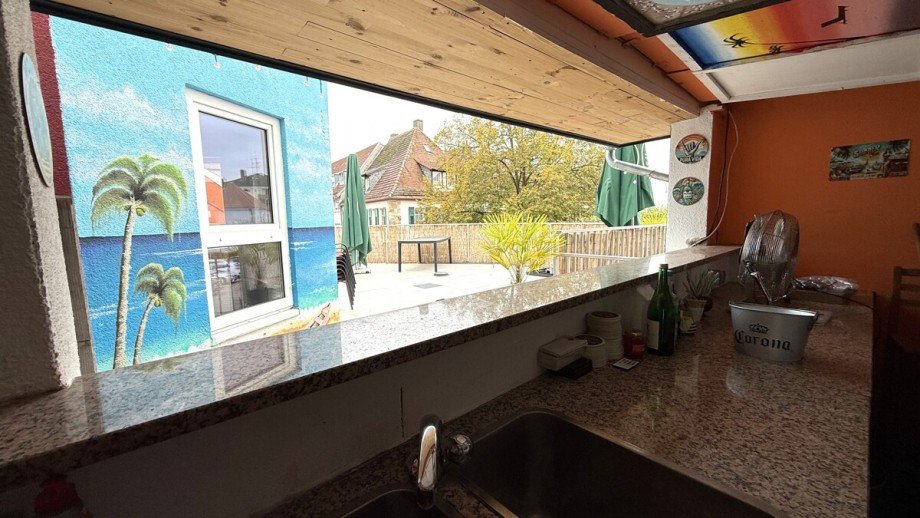 Lokal Bar Dachterrasse Mehrfamilienhaus Worms